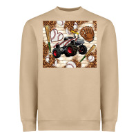 Baseball Crusher Heavyweight Sweatshirt | Teevron
