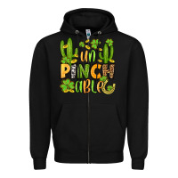Black un pinch able  st. patrick's day Zipper Hoodie - OliviaCreatesArt