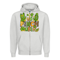 Dove Grey un pinch able  st. patrick's day Zipper Hoodie - OliviaCreatesArt