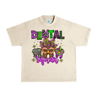 Dental Squad Mardi Gras Teeth Urban Heavy Tee | Teevron