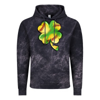 Cloud Black st. patrick's day clover softball Vintage Hoodie - Artiststas