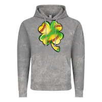 Cloud Rock st. patrick's day clover softball Vintage Hoodie - Artiststas