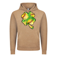 Vintage Coffee st. patrick's day clover softball Vintage Hoodie - Artiststas