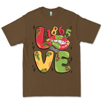 Cacao love juneteenth lips Premium Tee - MaliasSmallBusiness