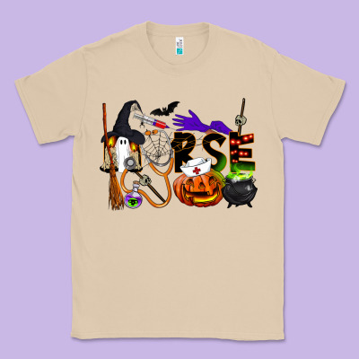 Halloween Nurse Classic Tee Designed By Lillyallendesigns