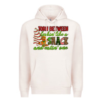 Pale Pink Torn between lookin' like a snack and eatin' one Premium Hoodie - RanaPortraitStore