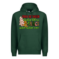 Sports Green Torn between lookin' like a snack and eatin' one Premium Hoodie - RanaPortraitStore