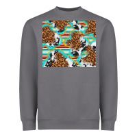 Storm serape cowhide and leopard with glitter Heavyweight Sweatshirt - TumblerDesignByShophia