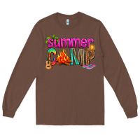 Chestnut summer camp Long Sleeve Tee - NancyCooperArtShop
