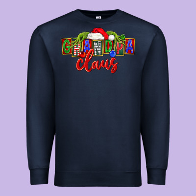 Christmas Grandpa Claus Premium Sweatshirt Designed By Fadigitalartstudio
