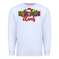 White Christmas Grandpa Claus Premium Sweatshirt - FaDigitalArtStudio