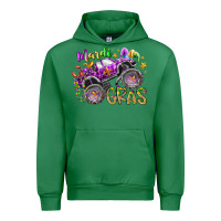 Emerald mardi gras monster truck Urban Hoodie - RacoonDesign
