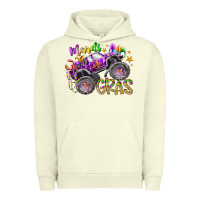 Pigment Pistachio mardi gras monster truck Urban Hoodie - RacoonDesign