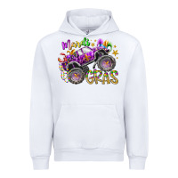 White mardi gras monster truck Urban Hoodie - RacoonDesign