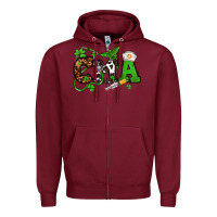 Burgundy St. Patrick's Day CMA Zipper Hoodie - OliviaCreatesArt