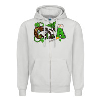 Dove Grey St. Patrick's Day CMA Zipper Hoodie - OliviaCreatesArt