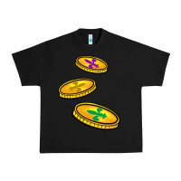 Black louisiana coins Urban Heavy Tee - BarkalooDesign