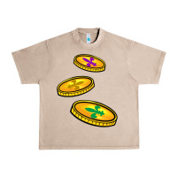 French Oak louisiana coins Urban Heavy Tee - BarkalooDesign