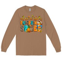 Toasted Coconut My blood type is pumpkin spice Long Sleeve Tee - RanaPortraitStore