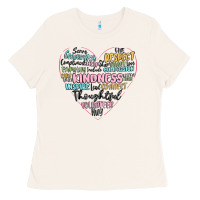 Bone kindness heart Ladies Tee - MaliasSmallBusiness