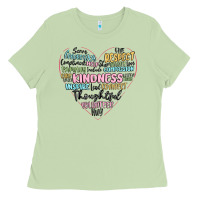 Matcha kindness heart Ladies Tee - MaliasSmallBusiness