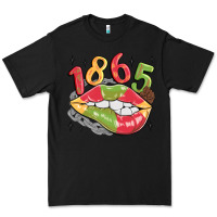 Black 1865 juneteenth lips Premium Tee - MaliasSmallBusiness