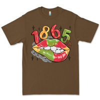 Cacao 1865 juneteenth lips Premium Tee - MaliasSmallBusiness