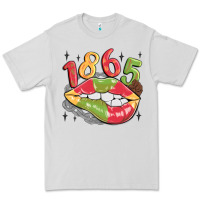Dove Grey 1865 juneteenth lips Premium Tee - MaliasSmallBusiness