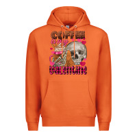 Carrot Coffee is my Valentine skull Premium Hoodie - FaDigitalArtStudio