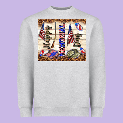 Happy Memorial Day Heavyweight Sweatshirt Designed By Tumblerdesignbyshophia