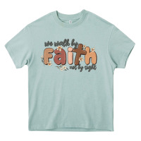 Arona we walk by faith not by sight Heavy Core Tee - MaliasSmallBusiness