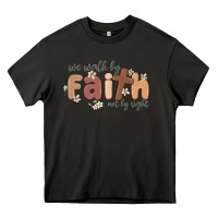 Asphalt we walk by faith not by sight Heavy Core Tee - MaliasSmallBusiness