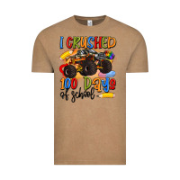 Vintage Coffee i crushed 100 days of school Vintage Tee - Artiststas