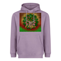 Lavender oh deer Heavyweight Hoodie - BundleAndBundleShop