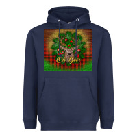 Navy oh deer Heavyweight Hoodie - BundleAndBundleShop