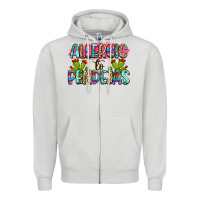 Dove Grey Allergic to pendejas mexico Zipper Hoodie - FaDigitalArtStudio