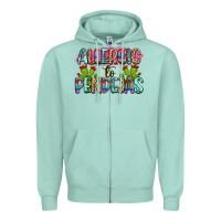 Seafoam Allergic to pendejas mexico Zipper Hoodie - FaDigitalArtStudio