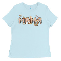 Baby Blue retro mama Ladies Tee - MaliasSmallBusiness