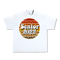 White senior 2022 Urban Heavy Tee - BarkalooDesign