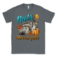 Charcoal Heather Nuts About Fall Squirrel Classic Tee - LillyAllenDesigns