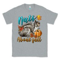 Heather Grey Nuts About Fall Squirrel Classic Tee - LillyAllenDesigns