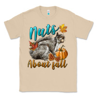 Mushroom Nuts About Fall Squirrel Classic Tee - LillyAllenDesigns