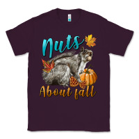 Plum Nuts About Fall Squirrel Classic Tee - LillyAllenDesigns