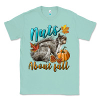 Seafoam Nuts About Fall Squirrel Classic Tee - LillyAllenDesigns