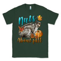 Sports Green Nuts About Fall Squirrel Classic Tee - LillyAllenDesigns