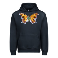 Navy Question Mark Butterfly Urban Hoodie - LillyAllenDesigns