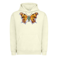 Pigment Pistachio Question Mark Butterfly Urban Hoodie - LillyAllenDesigns