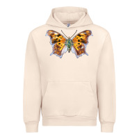 Sandshell Question Mark Butterfly Urban Hoodie - LillyAllenDesigns