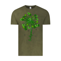 Vintage Olive lucky st patrick s day Vintage Tee - Artiststas