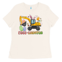 Eggs Cavator Easter Ladies Tee | Teevron